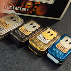 Fidget Slider con diseño de fantasma: juguete EDC magnético de triple capa para el alivio diario