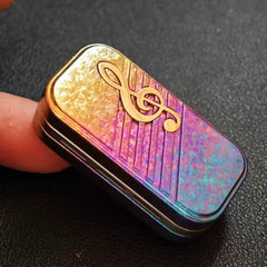 Ice Crystal Titanium Tuning Fork Slider