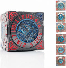 Dados DND - Juego de dados giratorios de metal D&D 7 en 1