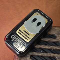 Fidget Slider con diseño de fantasma: juguete EDC magnético de triple capa para el alivio diario