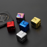 Zinc Alloy Cube Fidget Spinner Rubik's Cube