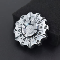 Deslizador magnético y fidget spinner: metal pesado, rodamientos premium, giro largo y silencioso.