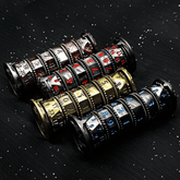 7-in-1 Metal Rotating Dice Tower – DND Cthulhu TRPG Polyhedral Dice Set for Tabletop Games