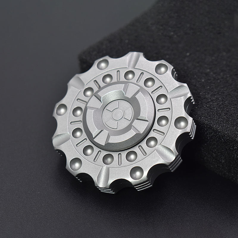 Magnetic Slider & Fidget Spinner – Heavy Metal, Premium Bearings, Silent Long Spin,
