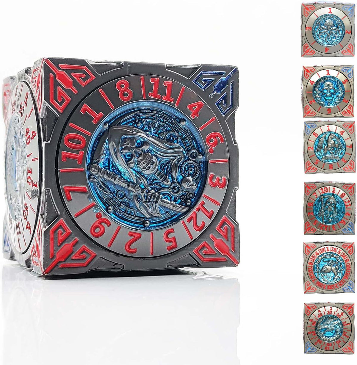 DND Dice - 7-in-1 Metal D&D Spinner Dice Set