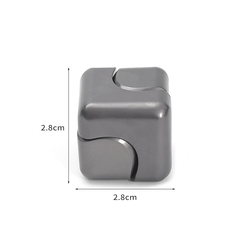 Zinc Alloy Cube Fidget Spinner Rubik's Cube