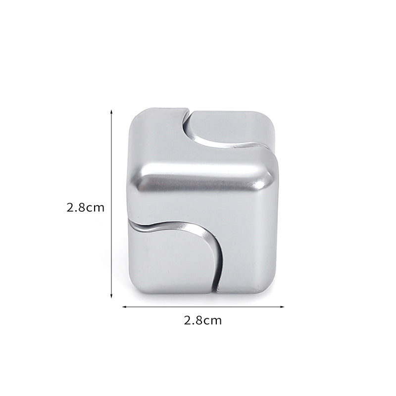 Zinc Alloy Cube Fidget Spinner Rubik's Cube