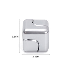 Zinc Alloy Cube Fidget Spinner Rubik's Cube
