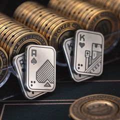 Metal Poker Push Coin Fidget Toy