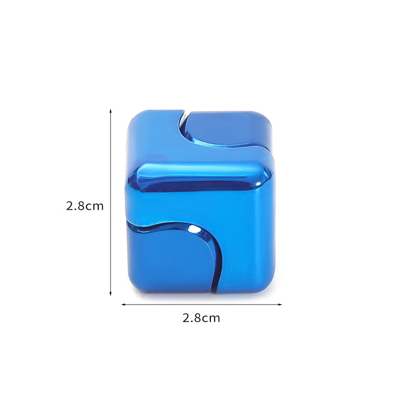 Zinc Alloy Cube Fidget Spinner Rubik's Cube