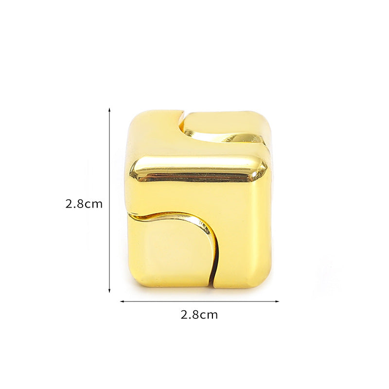 Zinc Alloy Cube Fidget Spinner Rubik's Cube