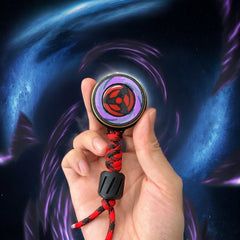 [Kamui] Sharingan Mechanical Coin – Dual Magnetic Vibration + Glow-in-the-Dark Ding-Ding (3D Printed)